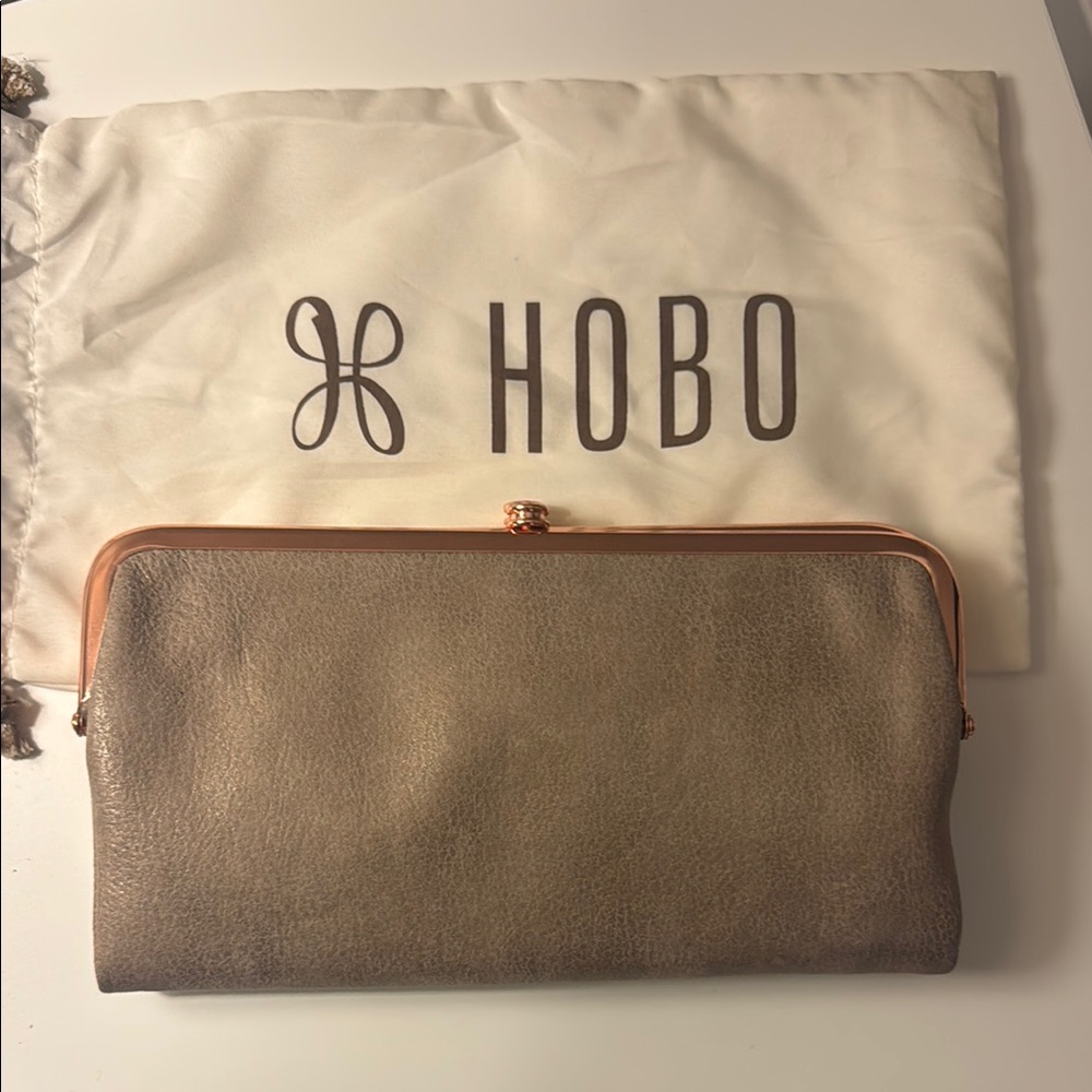 HOBO Blush Clutch with Rose Gold Hardware New